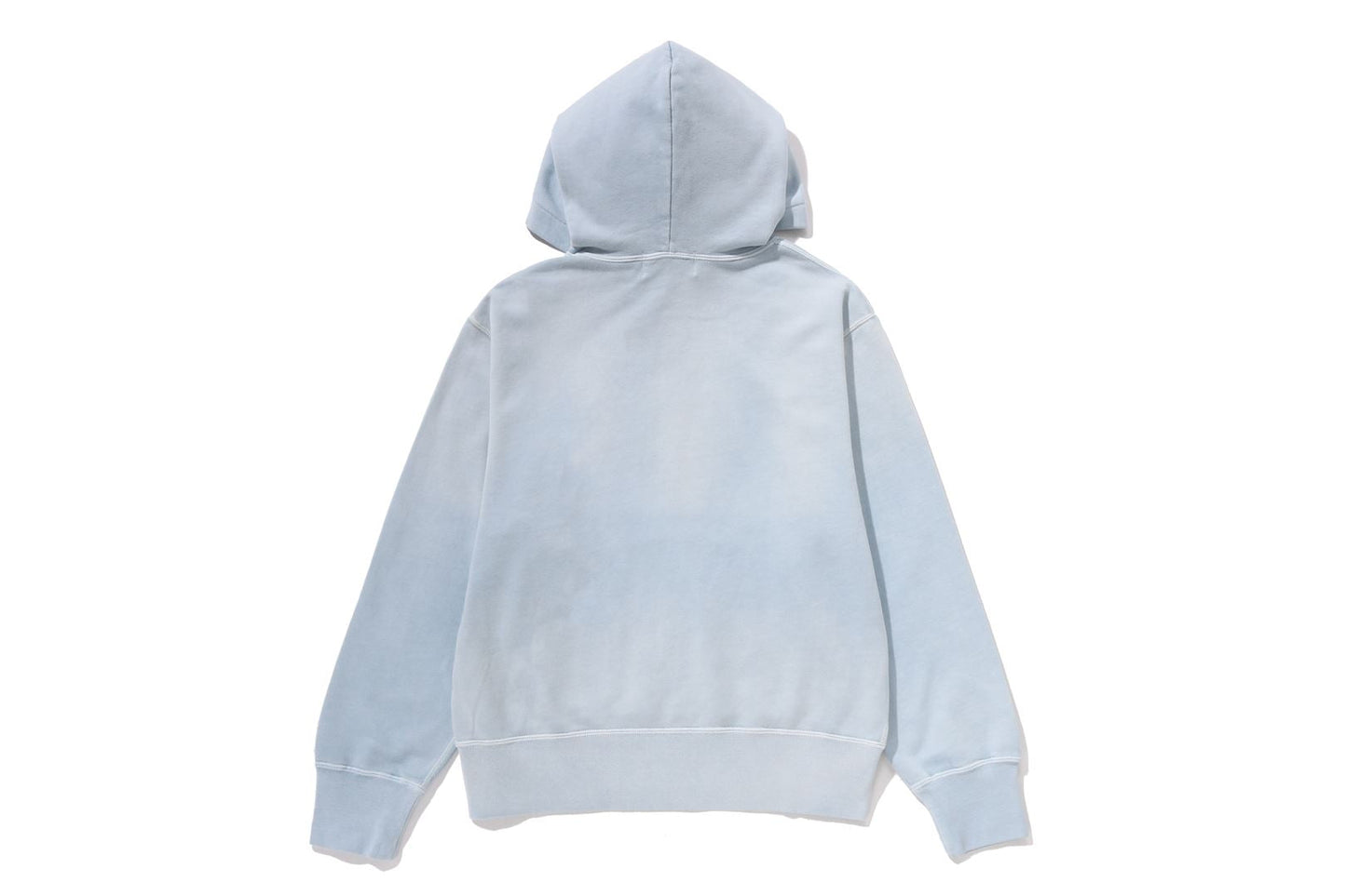 BAPE 復古洗水大學風拉鍊帽衫