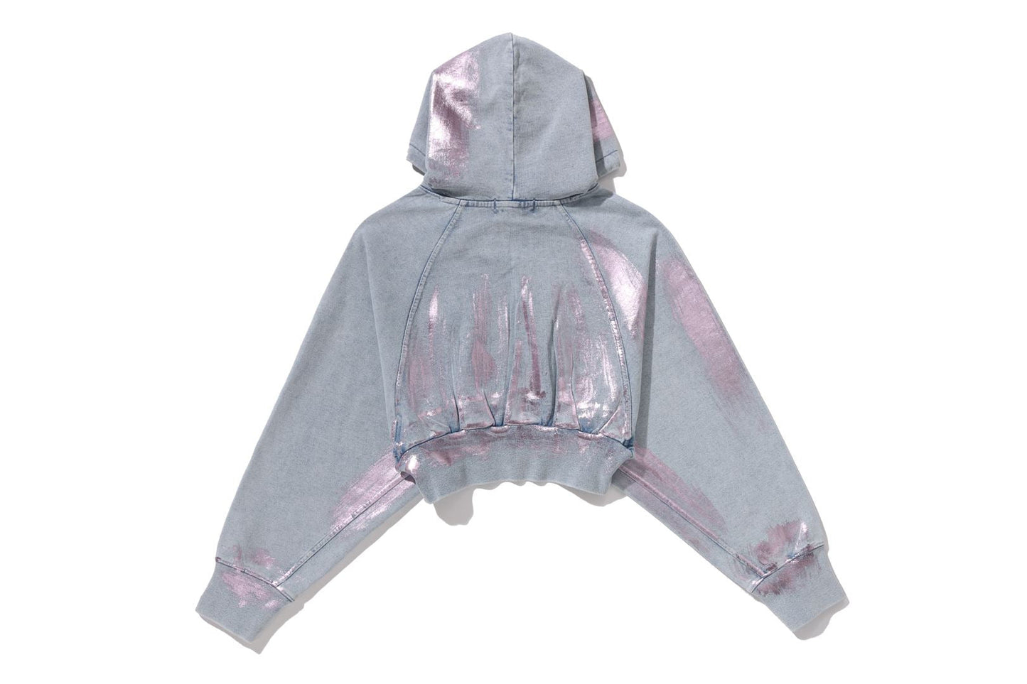 BAPE FOIL WASHED ONE POINT PULLOVER HOODIE