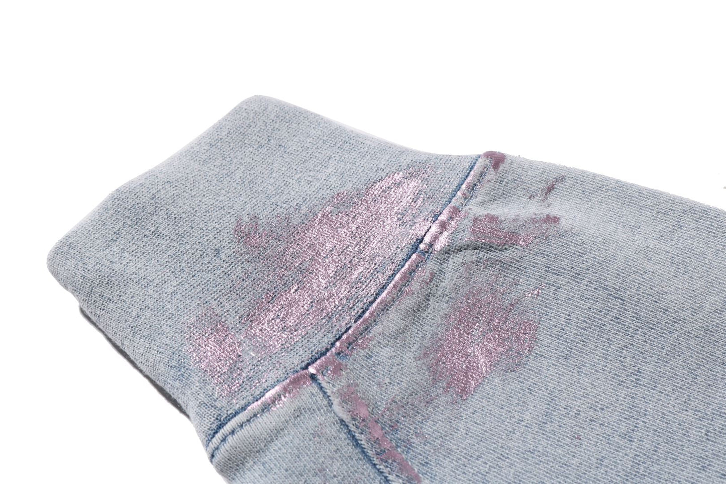 BAPE FOIL WASHED ONE POINT PULLOVER HOODIE