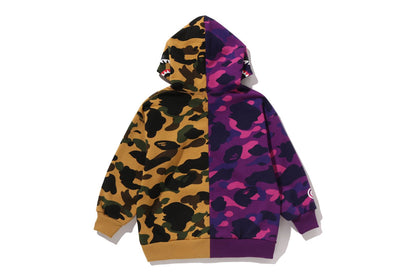 BAPE SPLIT CAMO SHARK 寬鬆版連帽衛衣
