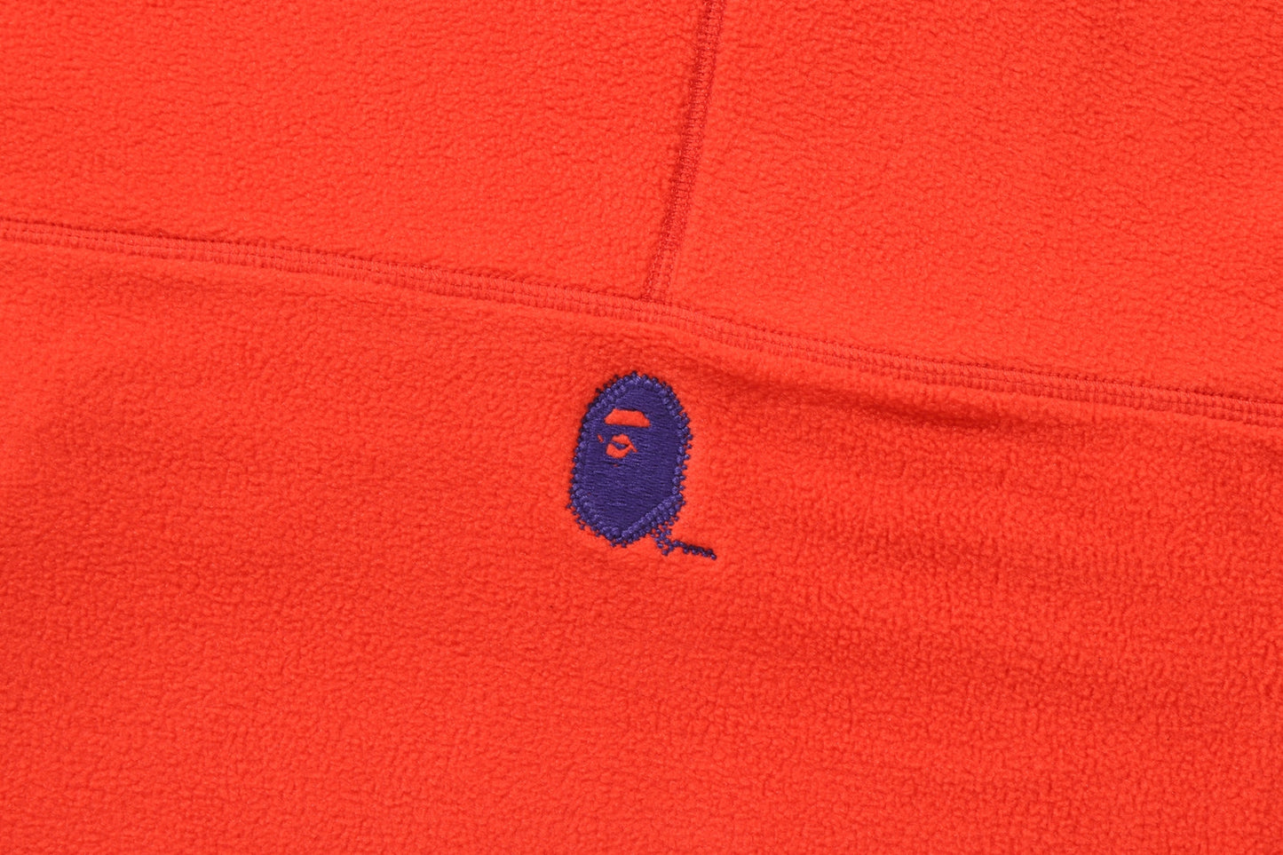 BAPE KAZUKI KURAISHI 半色調標誌絨毛連帽衛衣