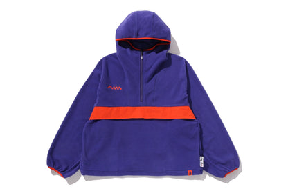 BAPE KAZUKI KURAISHI 半色調標誌絨毛連帽衛衣