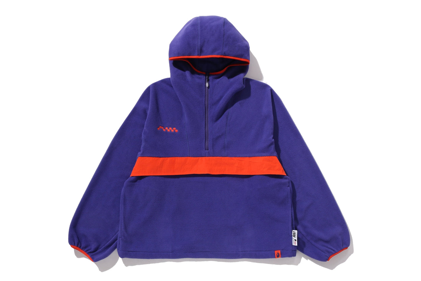 BAPE KAZUKI KURAISHI 半色調標誌絨毛連帽衛衣
