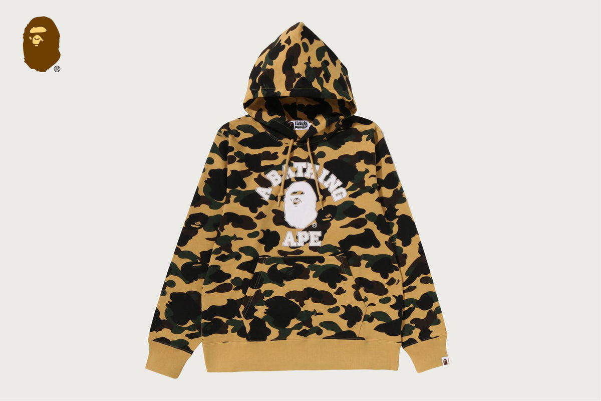 BAPE 1ST CAMO COLLEGE 連帽衫