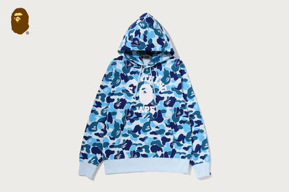 BAPE ABC CAMO 大學風格套頭帽T