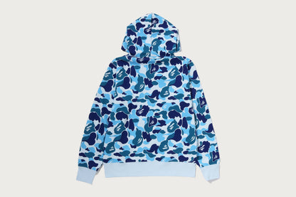BAPE ABC CAMO 大學風格套頭帽T