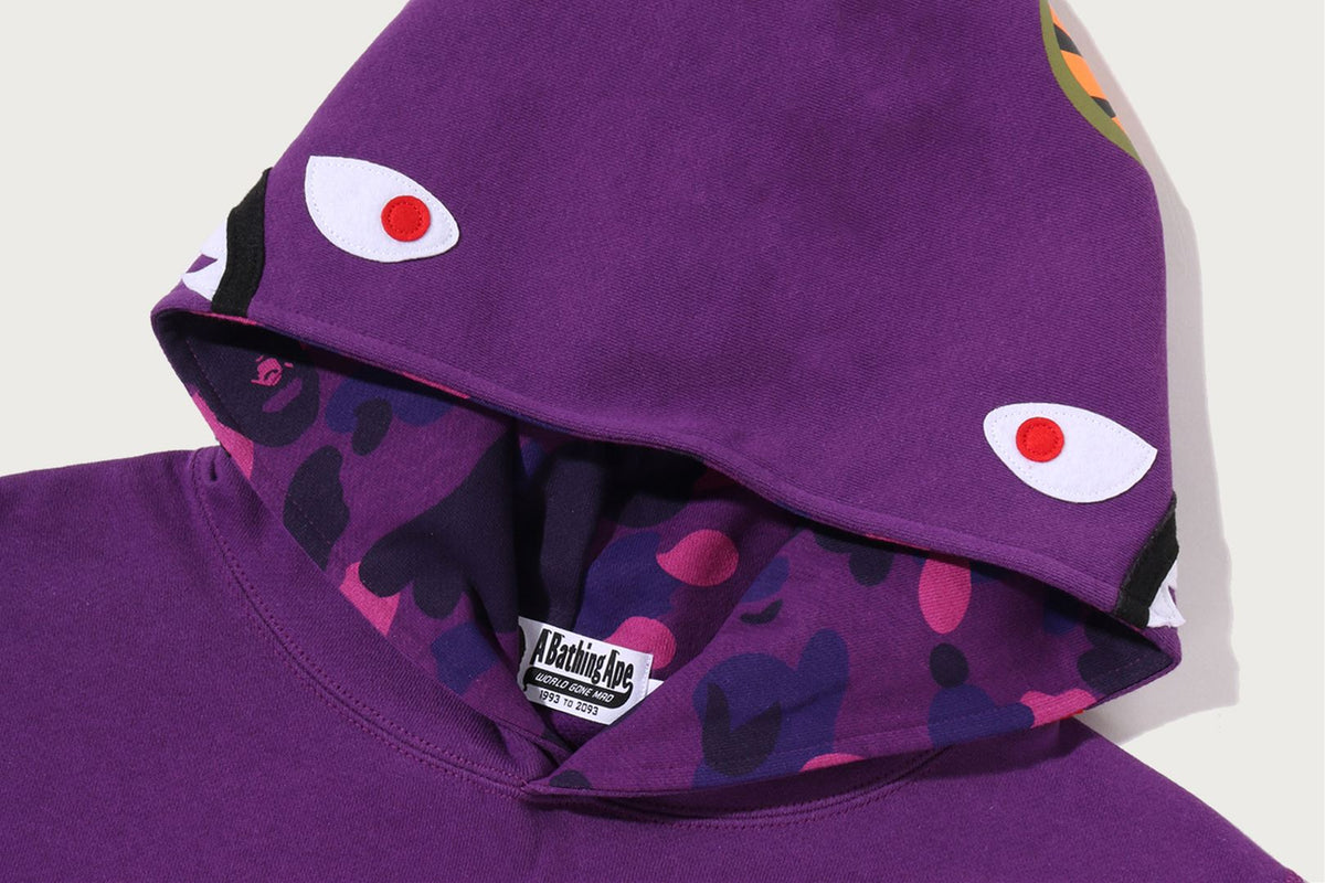 BAPE COLOR CAMO SHARK 連帽衫