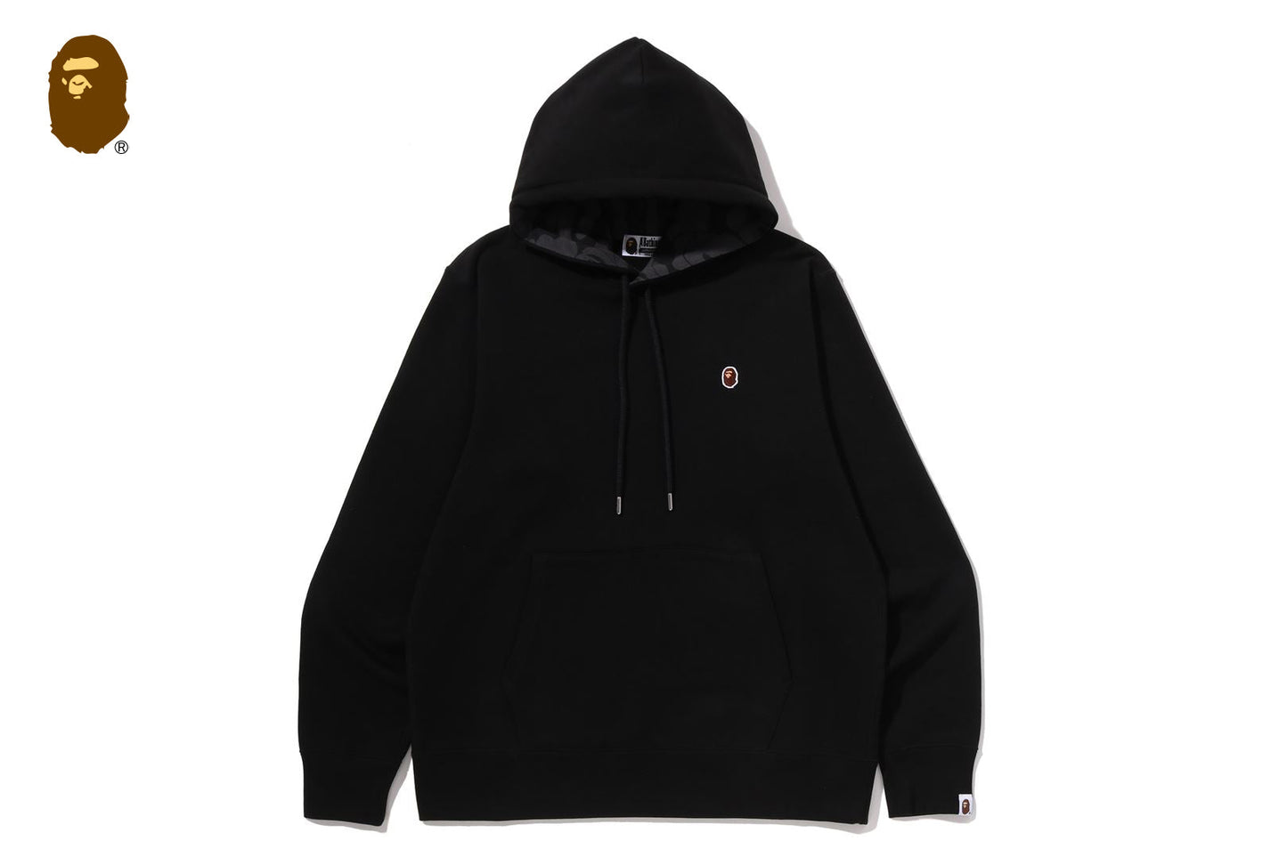 BAPE ONE POINT REGULAR FIT PULLOVER HOODIE