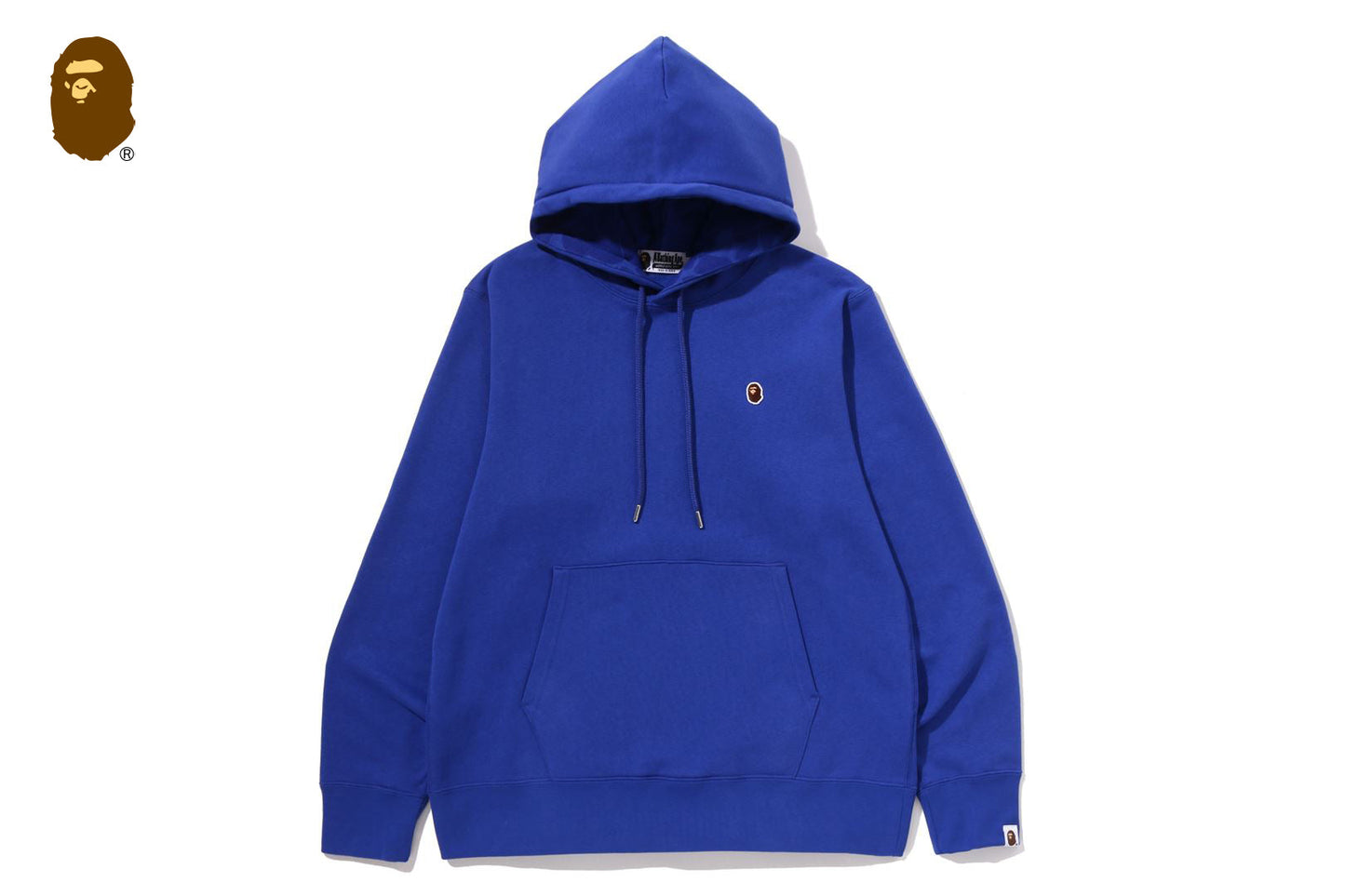 BAPE ONE POINT REGULAR FIT PULLOVER HOODIE