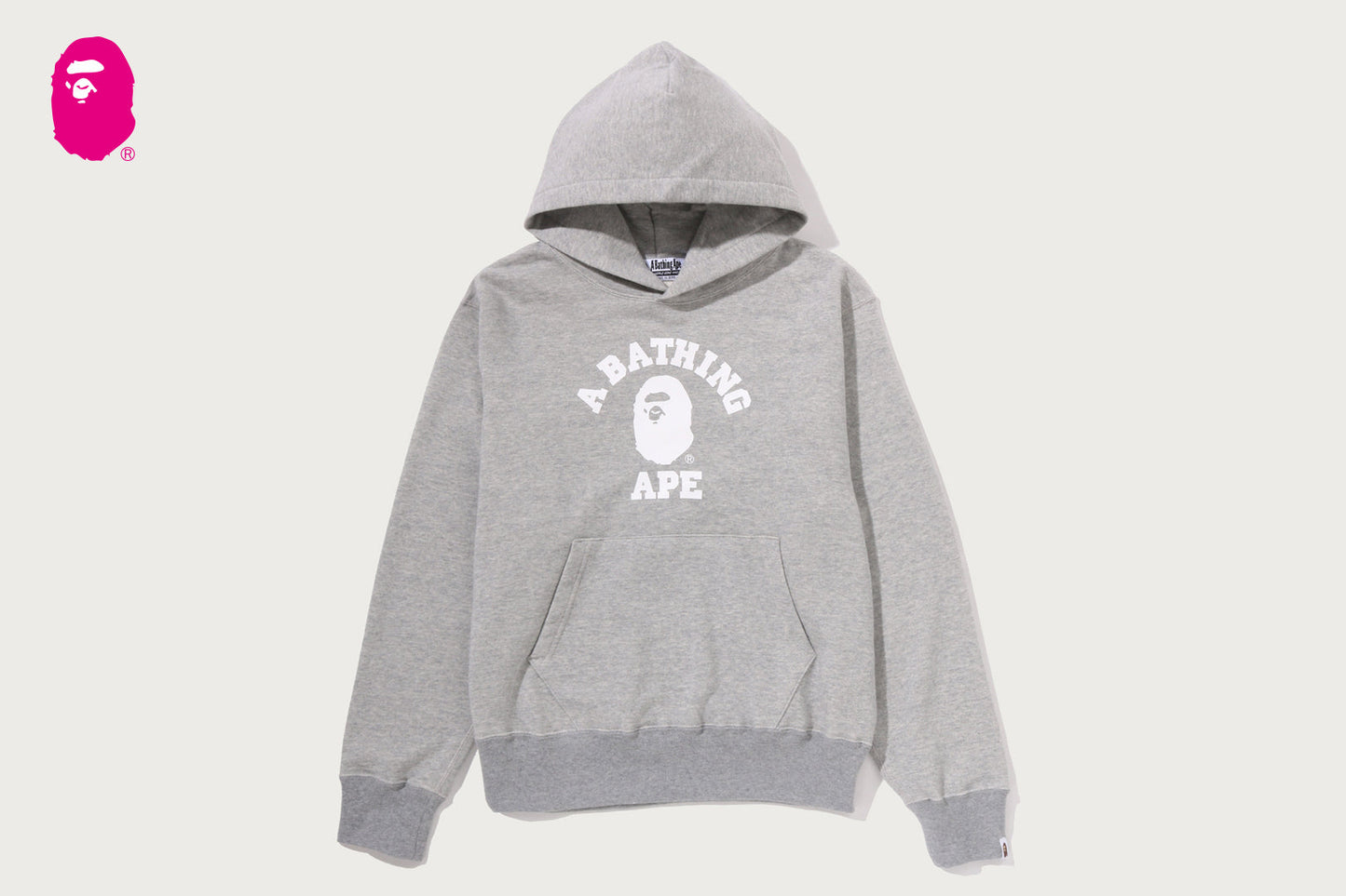 BAPE 大學風拉鍊帽衫
