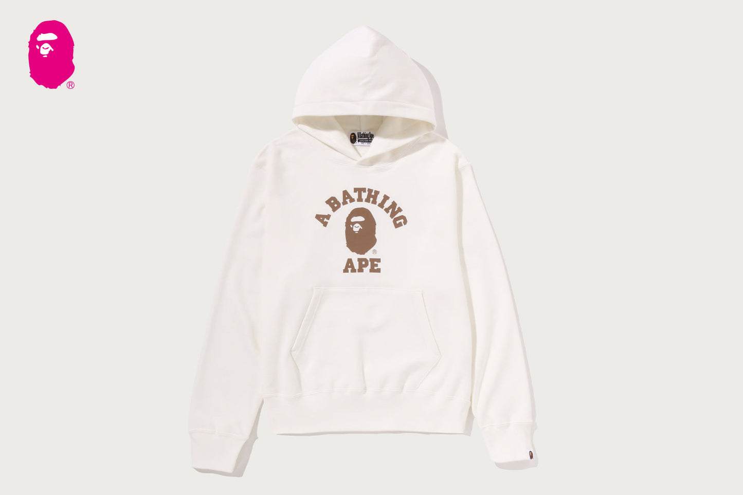 BAPE 大學風拉鍊帽衫