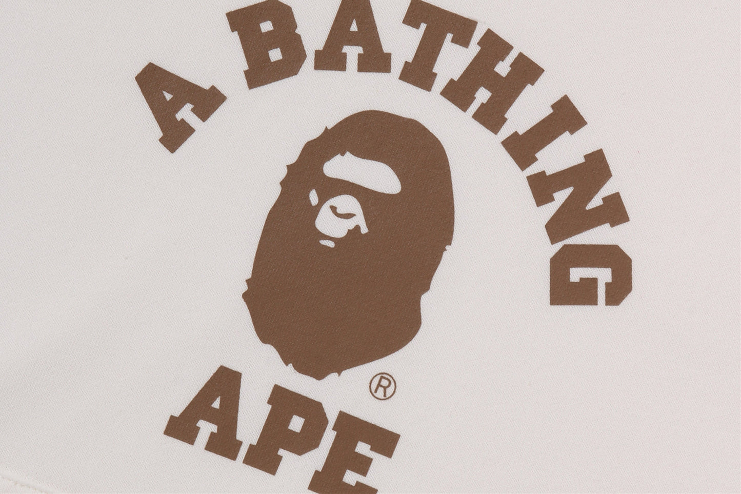 BAPE 大學風拉鍊帽衫