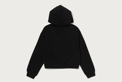 BAPE CAMO LACE PATCH BOXY CROPPED PULLOVER HOODIE