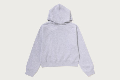 BAPE CAMO LACE PATCH BOXY CROPPED PULLOVER HOODIE