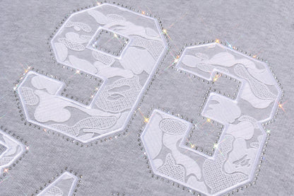 BAPE CAMO LACE PATCH BOXY CROPPED PULLOVER HOODIE