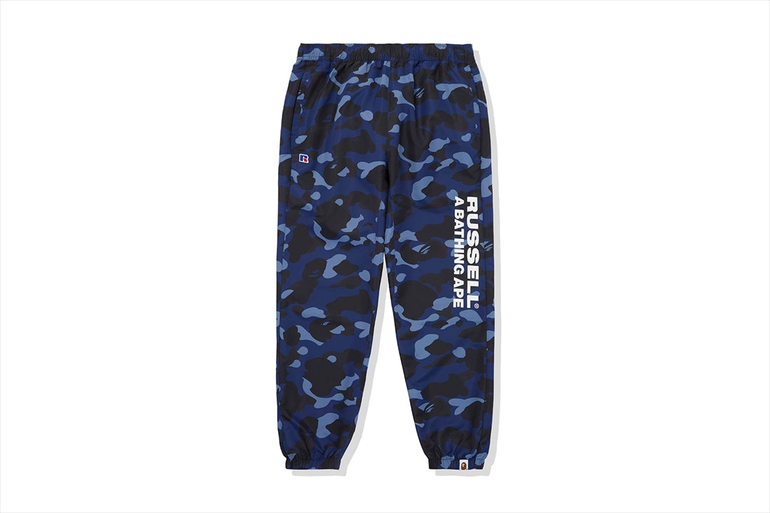 BAPE X RUSSELL 彩色迷彩運動長褲