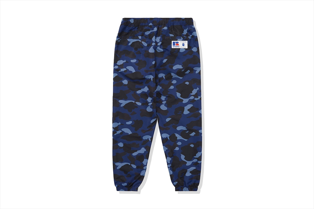 BAPE X RUSSELL 彩色迷彩運動長褲