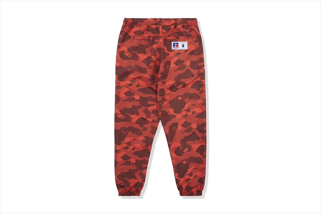 BAPE X RUSSELL 彩色迷彩運動長褲