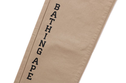 BAPE TUCK CHINO PANTS