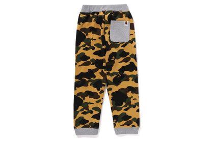 BAPE 1ST CAMO PANEL SWEAT PANTS