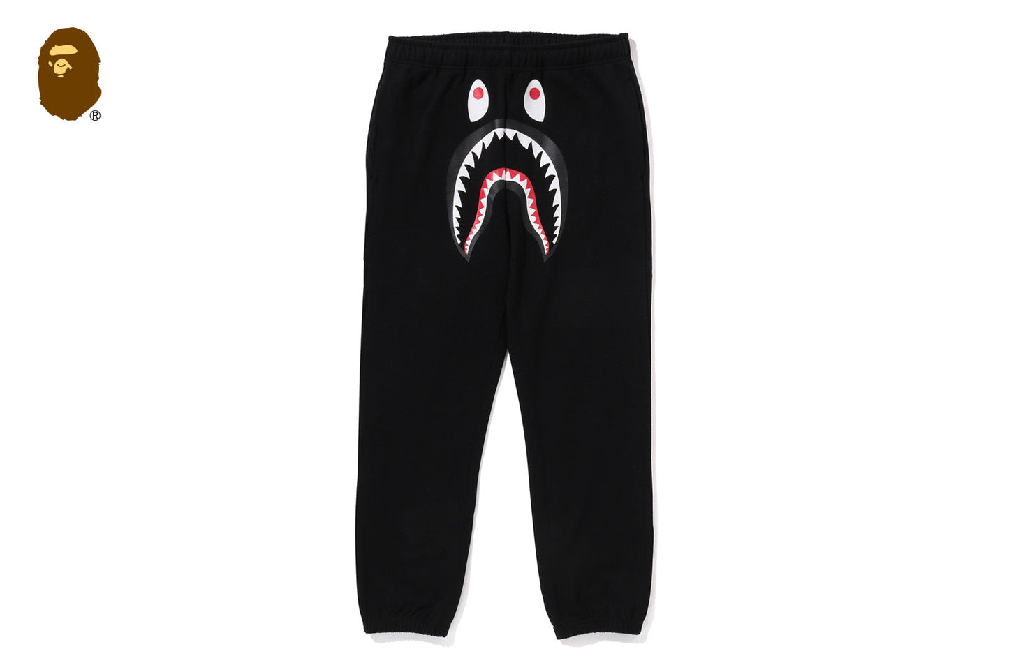 BAPE SHARK REGULAR FIT SWEAT PANTS