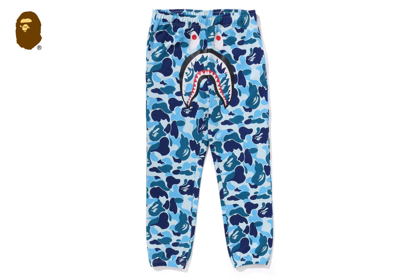 BAPE ABC CAMO SHARK 正常版運動長褲