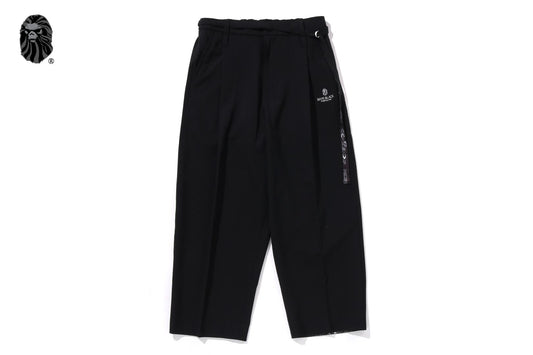 BAPE 黑色佩斯利休閒長褲