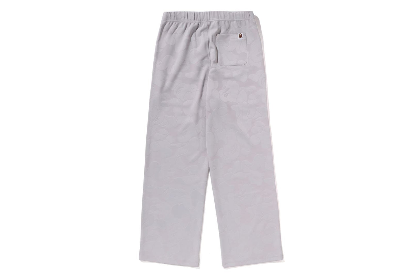 BAPE SOLID CAMO JACQUARD ONE POINT WIDE PANTS