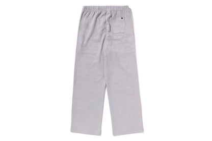 BAPE SOLID CAMO JACQUARD ONE POINT WIDE PANTS
