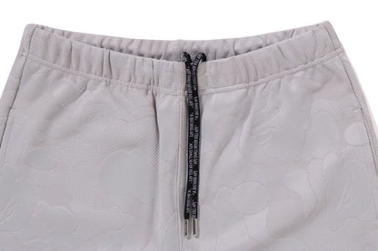 BAPE SOLID CAMO JACQUARD ONE POINT WIDE PANTS