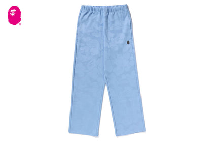BAPE SOLID CAMO JACQUARD ONE POINT WIDE PANTS