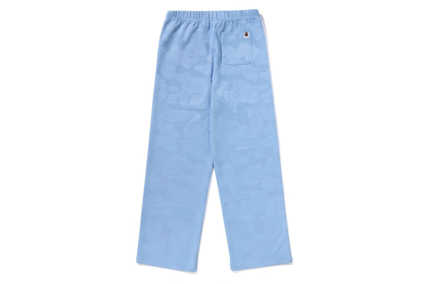 BAPE SOLID CAMO JACQUARD ONE POINT WIDE PANTS