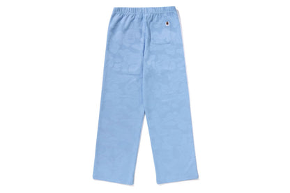 BAPE SOLID CAMO JACQUARD ONE POINT WIDE PANTS