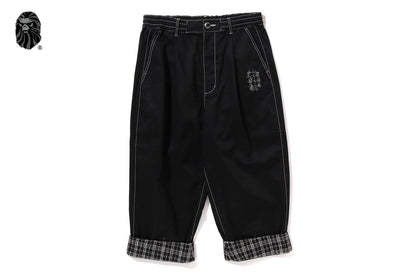 BAPE CHINO BARREL PANTS #1