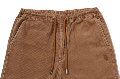 BAPE ONE POINT HEAVY WASHED CORDUROY RELAXED FIT EASY PANTS