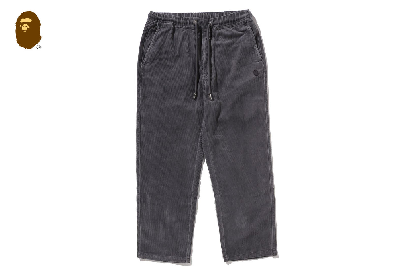 BAPE ONE POINT HEAVY WASHED CORDUROY RELAXED FIT EASY PANTS