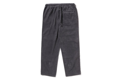 BAPE ONE POINT HEAVY WASHED CORDUROY RELAXED FIT EASY PANTS