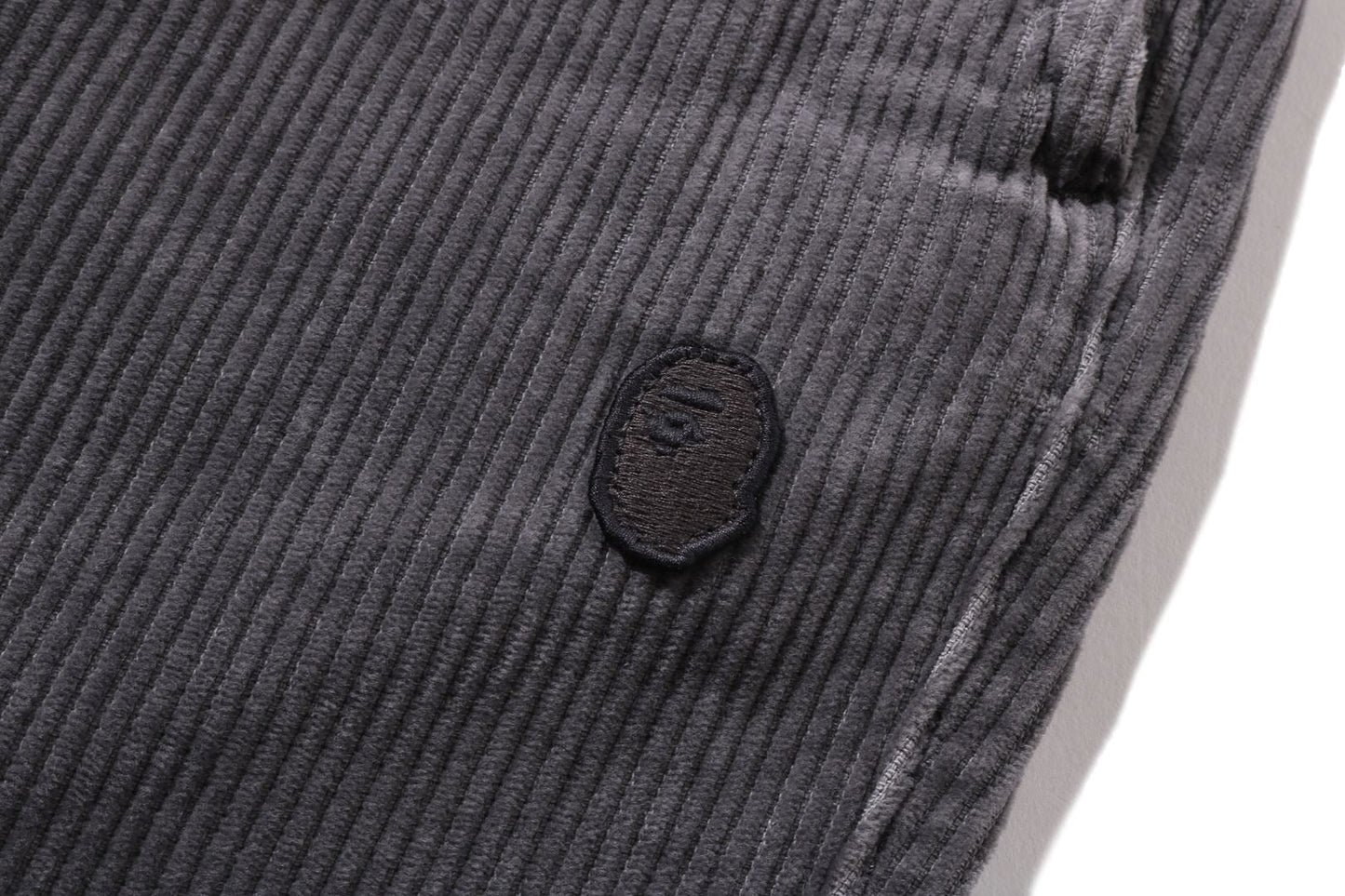 BAPE ONE POINT HEAVY WASHED CORDUROY RELAXED FIT EASY PANTS