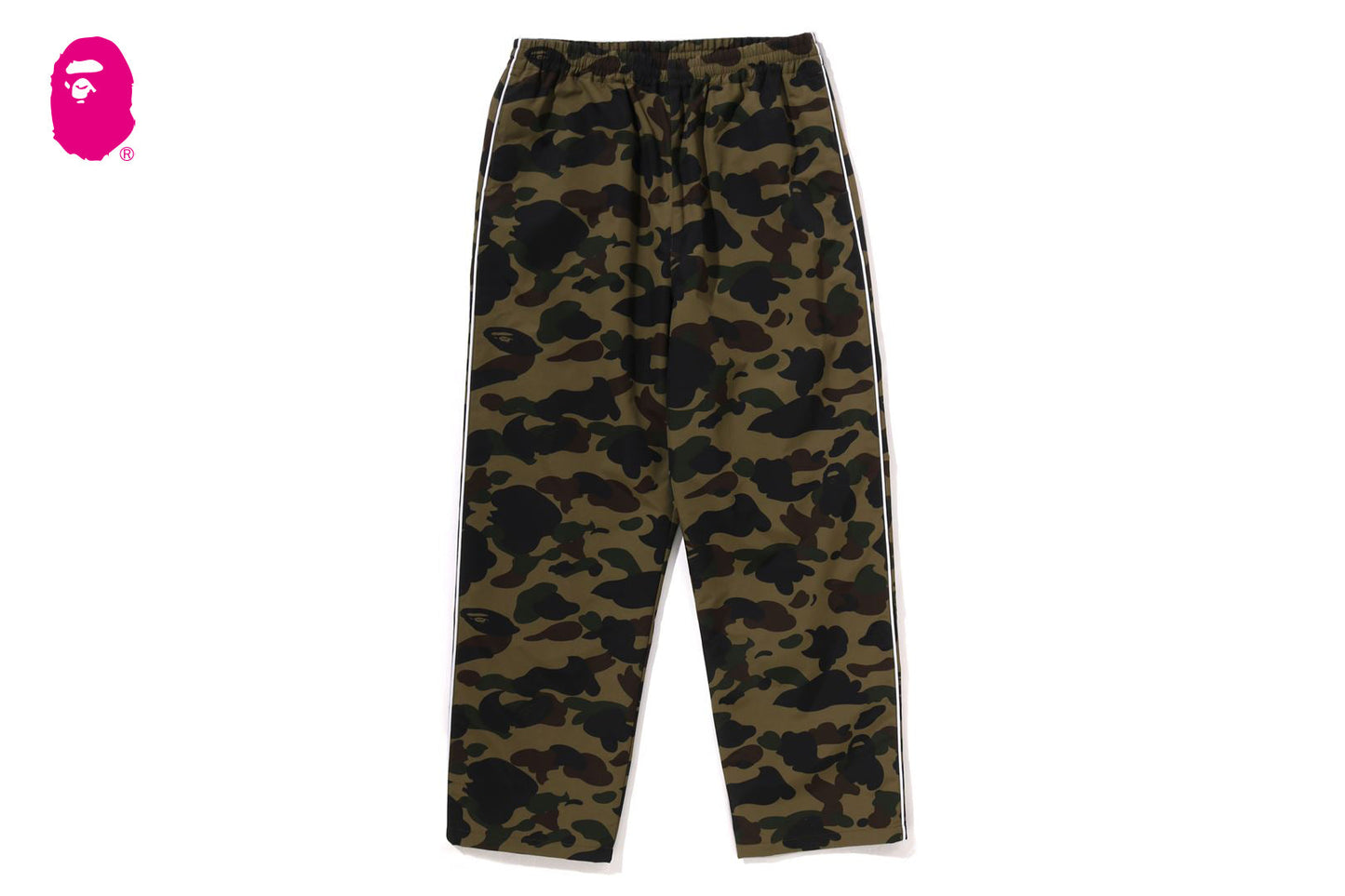 BAPE 1ST CAMO TRACK PANTS