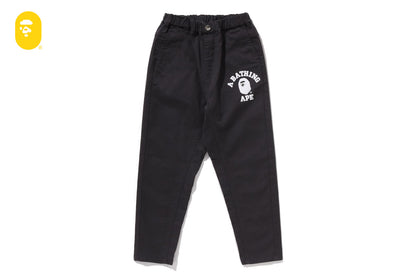 BAPE COLLEGE TAPERED PANTS