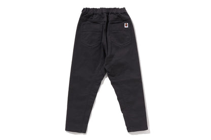 BAPE COLLEGE TAPERED PANTS