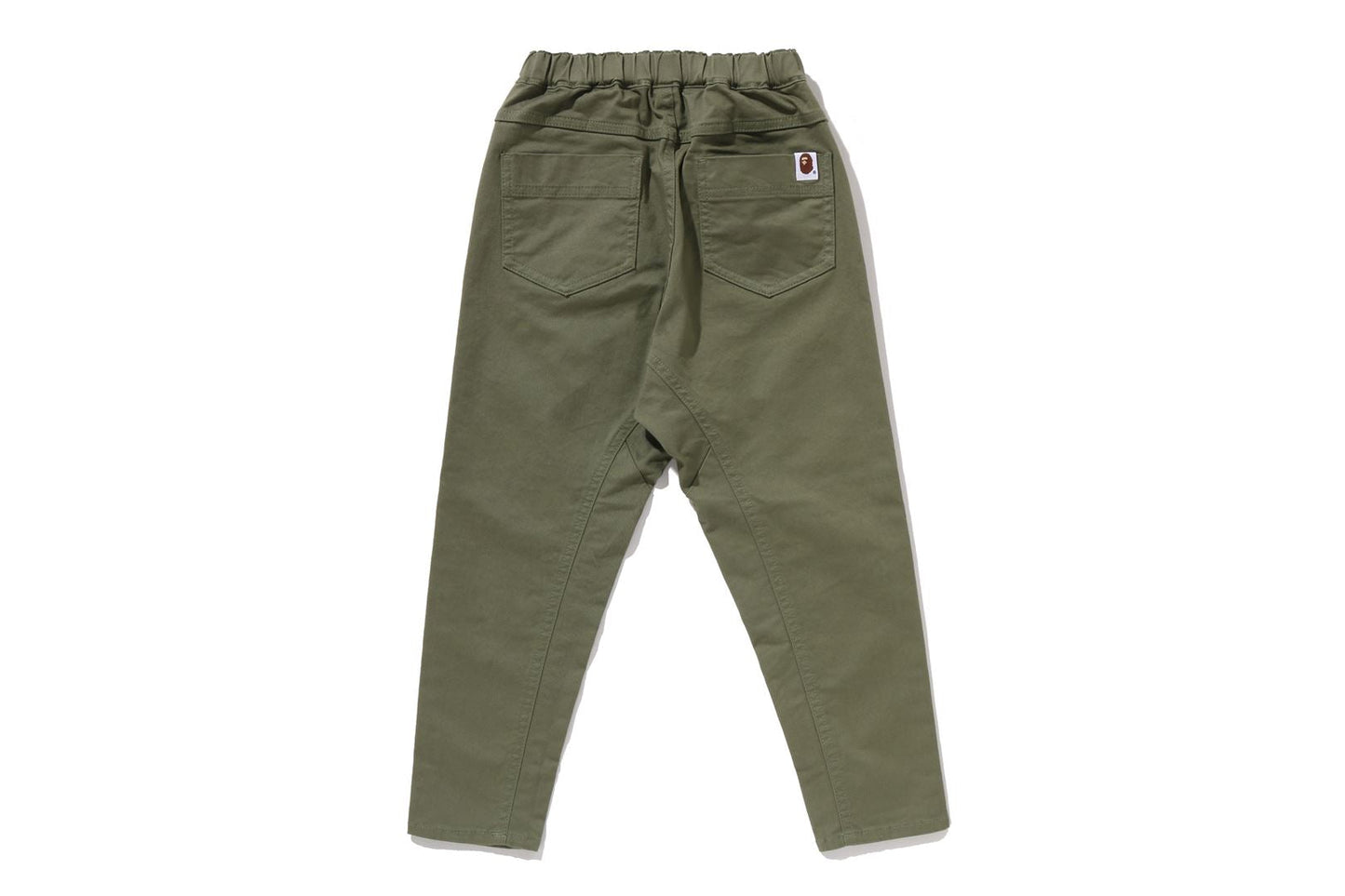 BAPE COLLEGE TAPERED PANTS