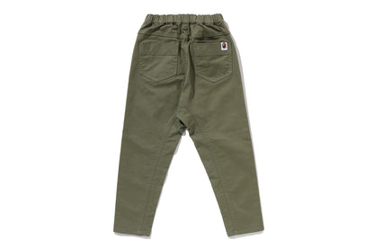 BAPE COLLEGE TAPERED PANTS