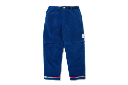 BAPE 【 BAPE BY KAZUKI KURAISHI 】SHERPA DETACHABLE RELAXED FIT PANTS