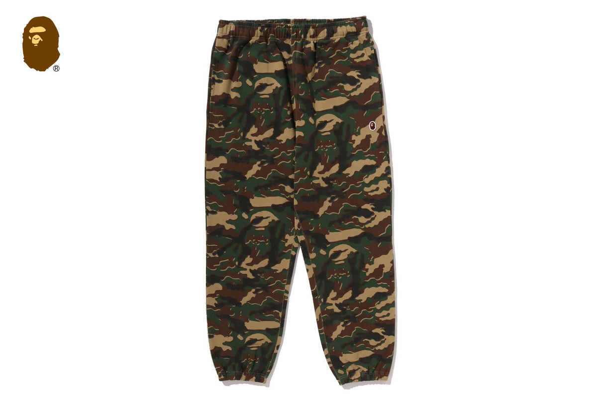 BAPE GLITCH WOODLAND CAMO 寬鬆版運動長褲