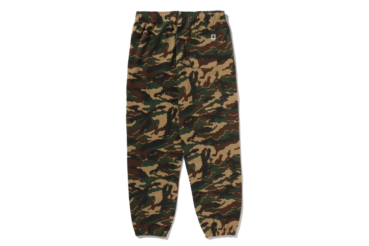 BAPE GLITCH WOODLAND CAMO 寬鬆版運動長褲