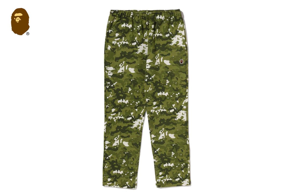 BAPE MULTI PIXEL CAMO 寬版運動長褲