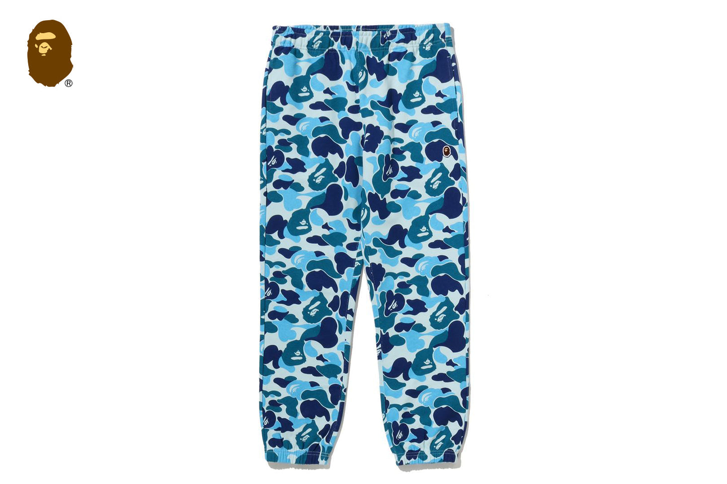 BAPE ABC CAMO APE HEAD ONE POINT SWEAT PANTS