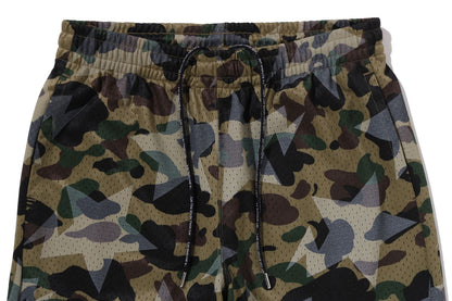 BAPE STA OVER PRINT 1ST CAMO STA MESH SWEATPANTS