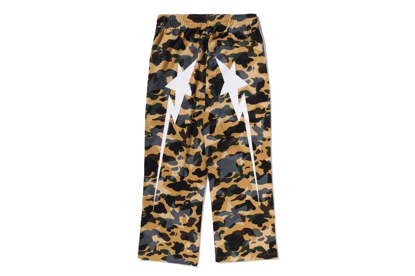 BAPE STA OVER PRINT 1ST CAMO 網眼運動褲